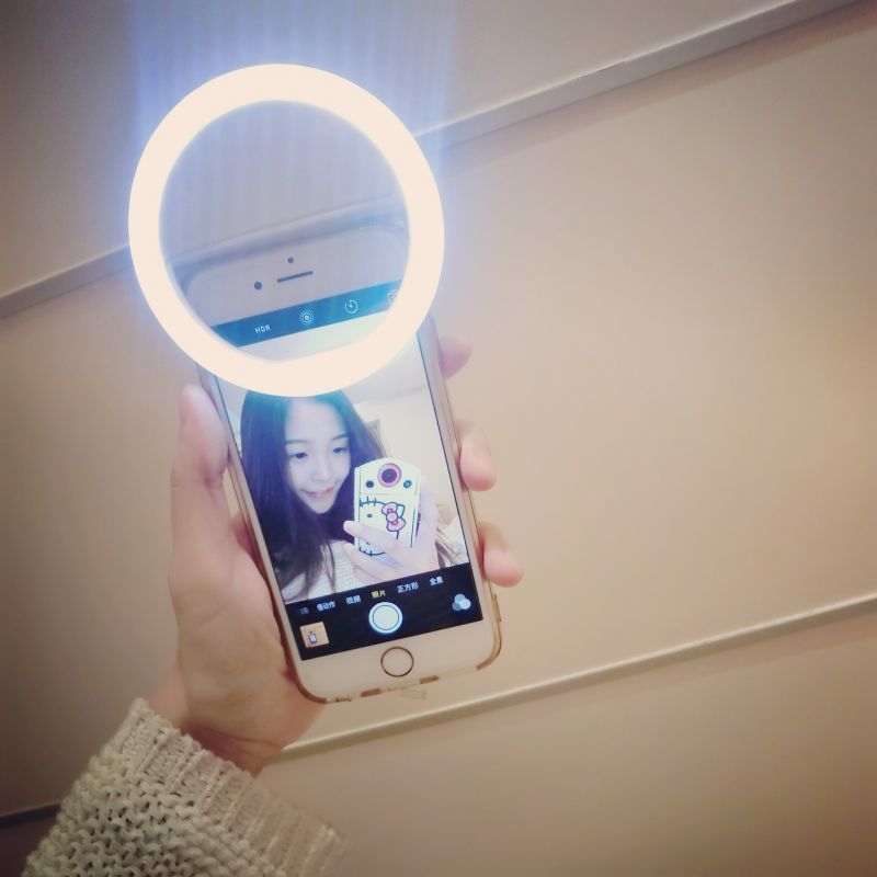 LED Selfie Ring Flash Lighting Case For iPhone & Android