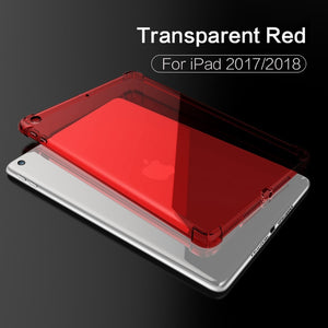 Shockproof Silicone Transparent Shell Tablet Back Cover For iPad