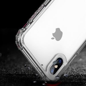 Luxury Shockproof Bumper Transparent Silicone Phone Case For iPhone