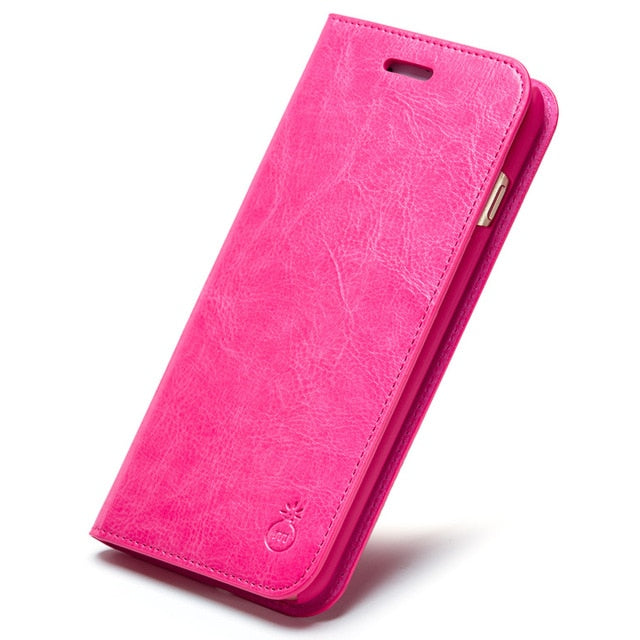 Musubo Luxury Flip Leather Cases for iPhone