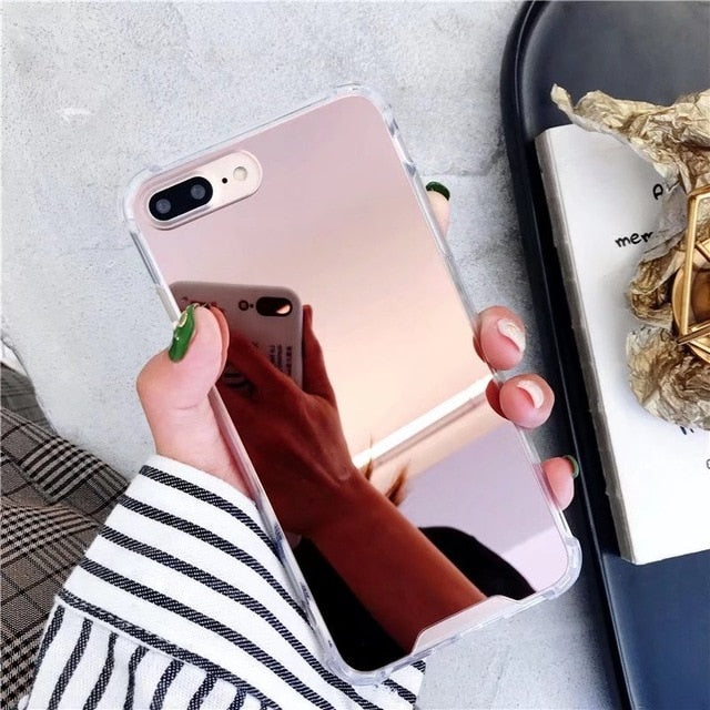 Shiny Mirror Case For iPhone & Samsung